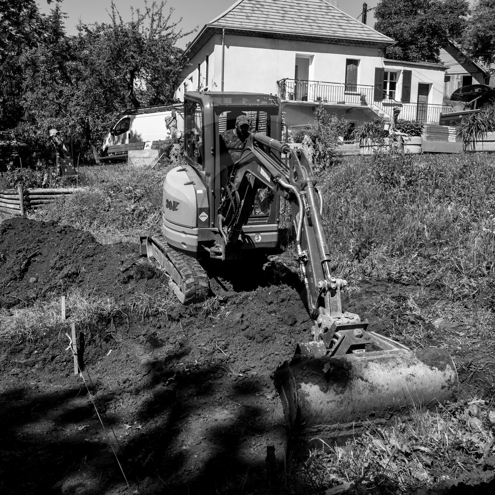 L'installation de la cabane