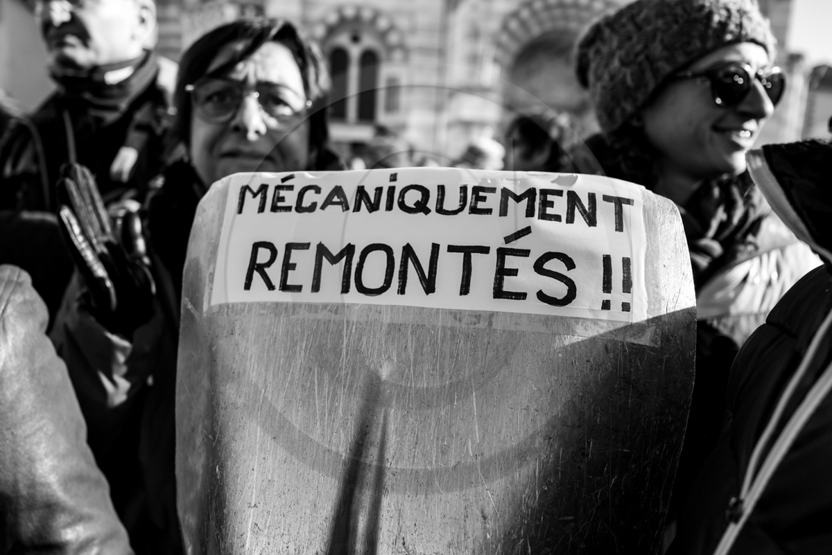 31 janvier 2023 : Manifestation contre la réforme des retraites. Plus de 4000 personnes dans les rues de Gap (Hautes-Alpes).