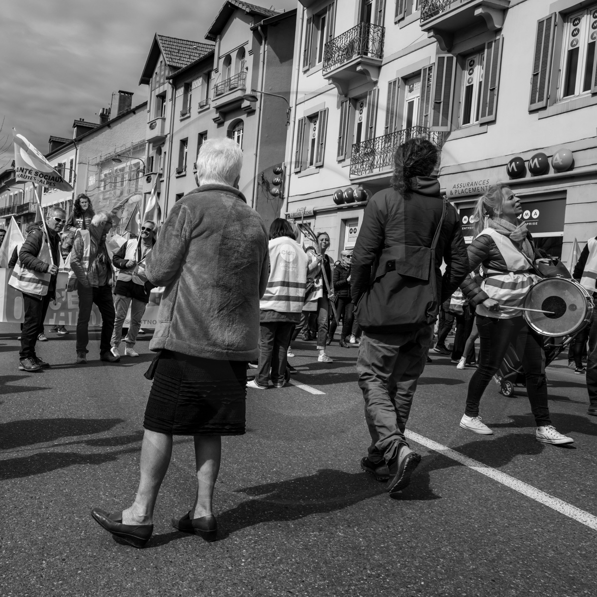 6 avril 2023 : Manifestation contre la réforme des retraites à Gap