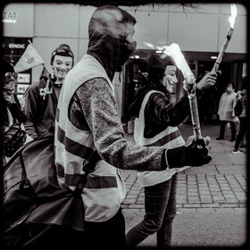 Manifestation à Gap le 10 décembre 2019.