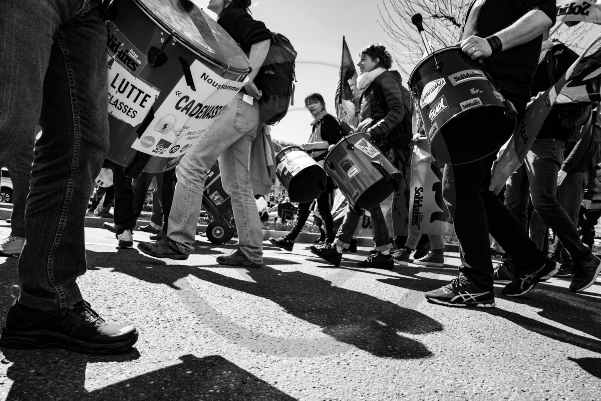 13 avril 2023 : Manifestation contre la réforme des retraites à Gap