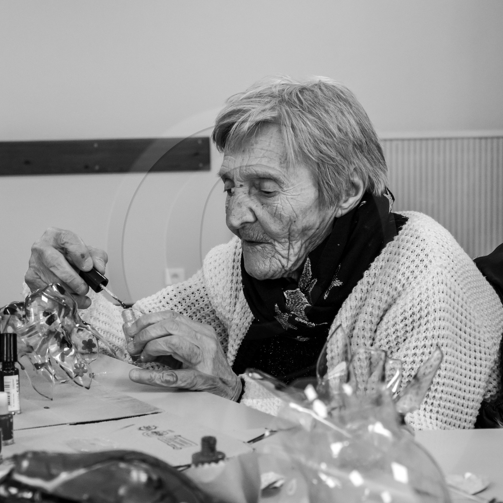 15 mai 2019 : création de fleurs en plastique