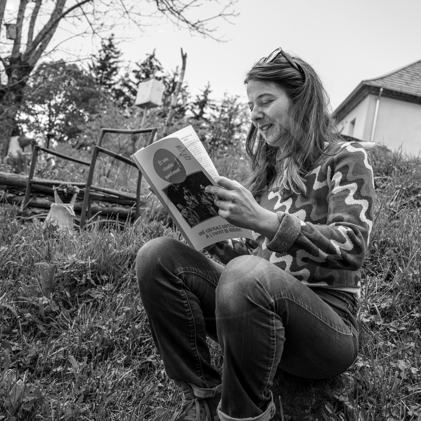 08 mai 2024 : Jeanne Alcaraz, cheffe de choeur, de retour à l'Ouort après la belle aventure 2023 où elle avait animé une chorale participative. 08 mai 2024 : Jeanne Alcaraz, cheffe de choeur, de retour à l'Ouort après la belle aventure 2023 où elle avait animé une chorale participative.