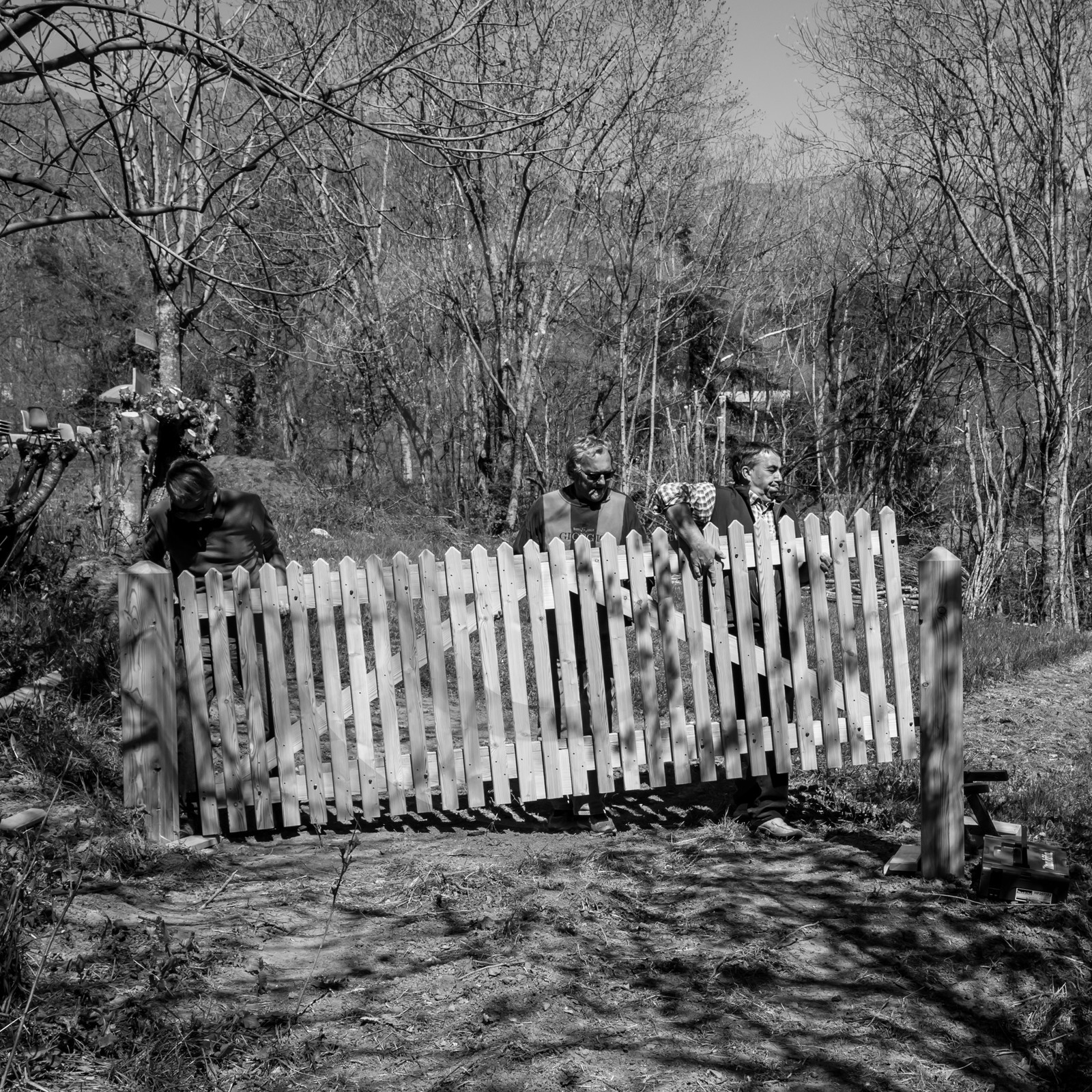 La pose du portail - 17 04 17