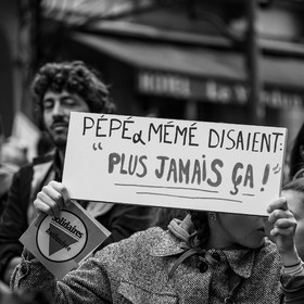 15 juin 2024 - Gap (Hautes-Alpes)- Manifestation contre l'extrême droite