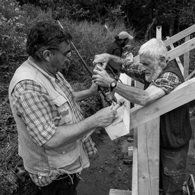 Construction d'une cabane