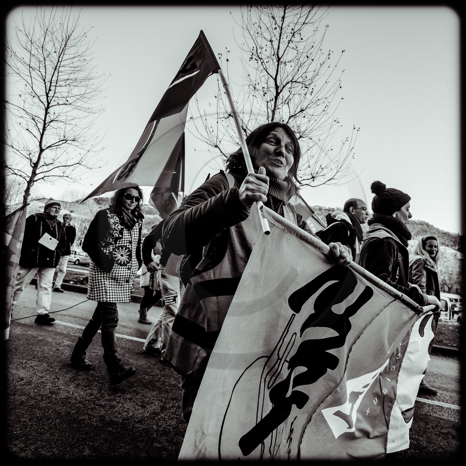 Manifestation à Gap le 12 décembre 2019. Manifestation à Gap le 12 décembre 2019.