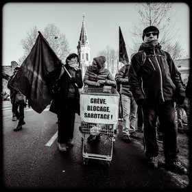 Manifestation à Gap le 12 décembre 2019.