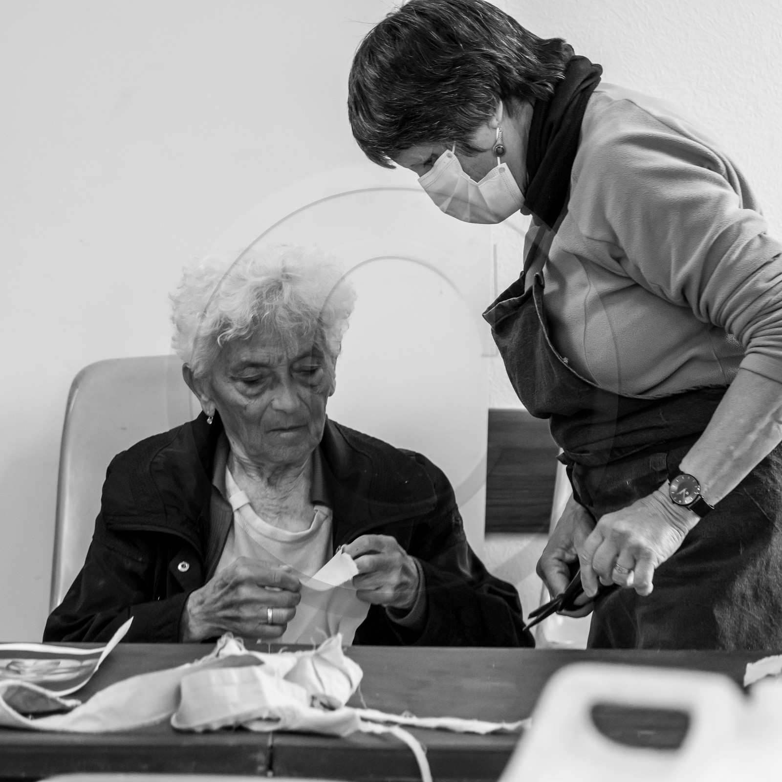 15 mai 2021 : fabrication de masques