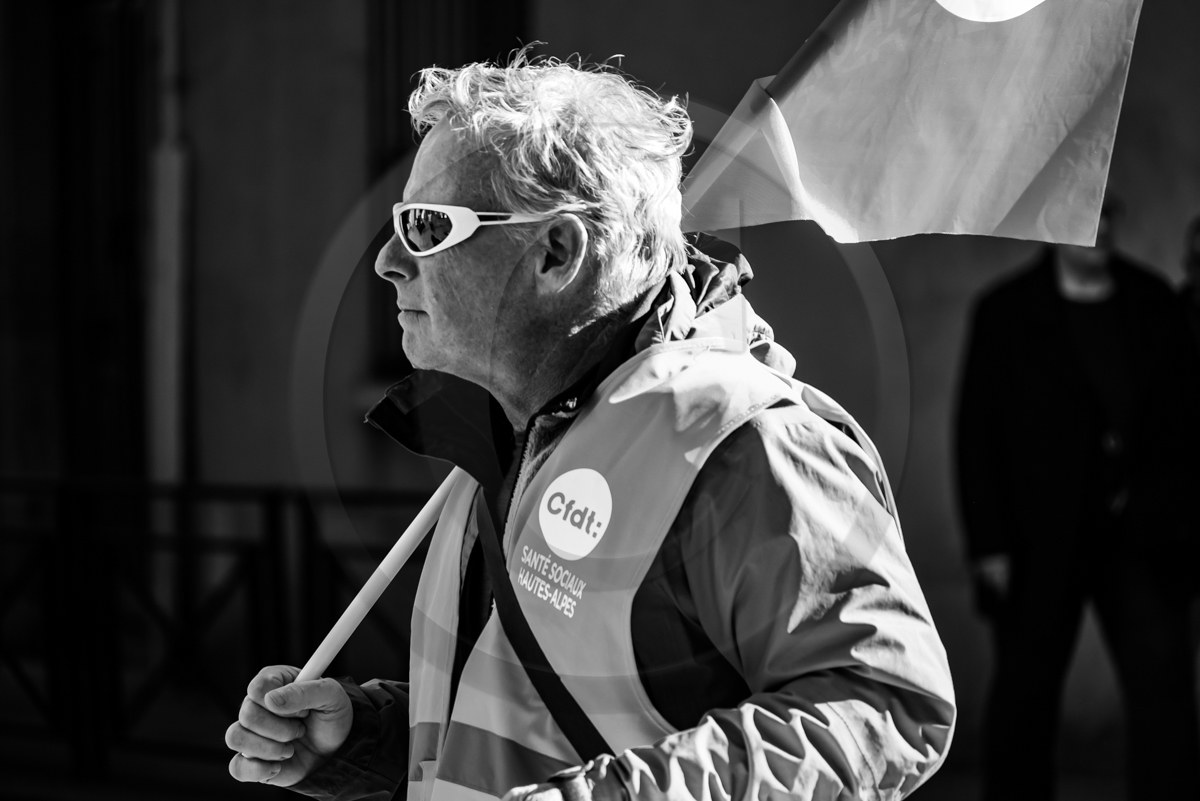 16 février 2023 : Manifestation contre la réforme des retraites à Gap (Hautes-Alpes)
