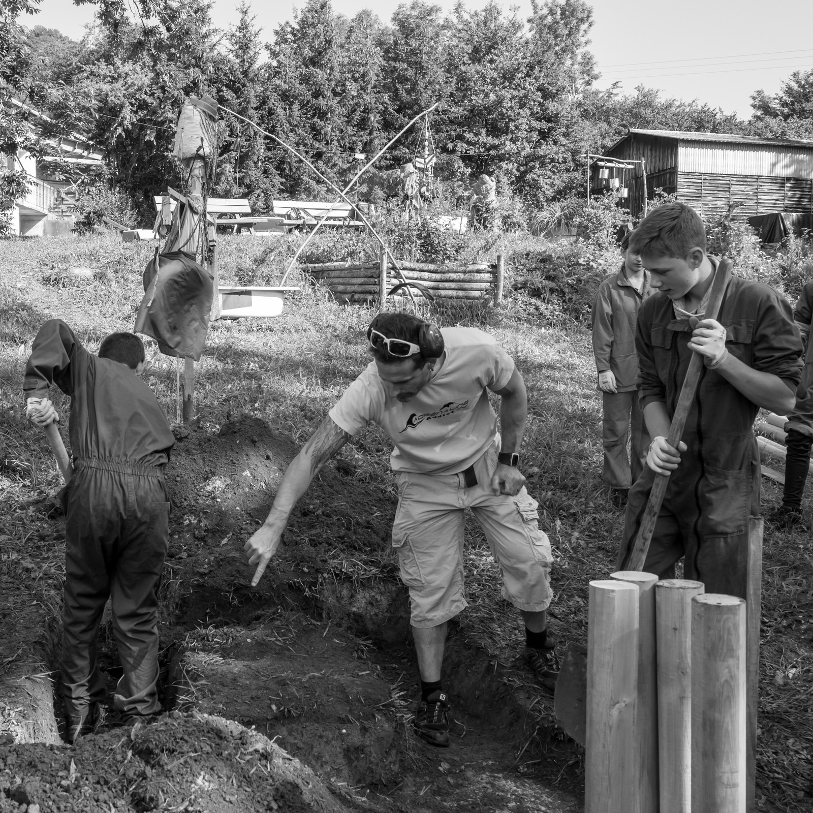 Construction de bacs surélevés