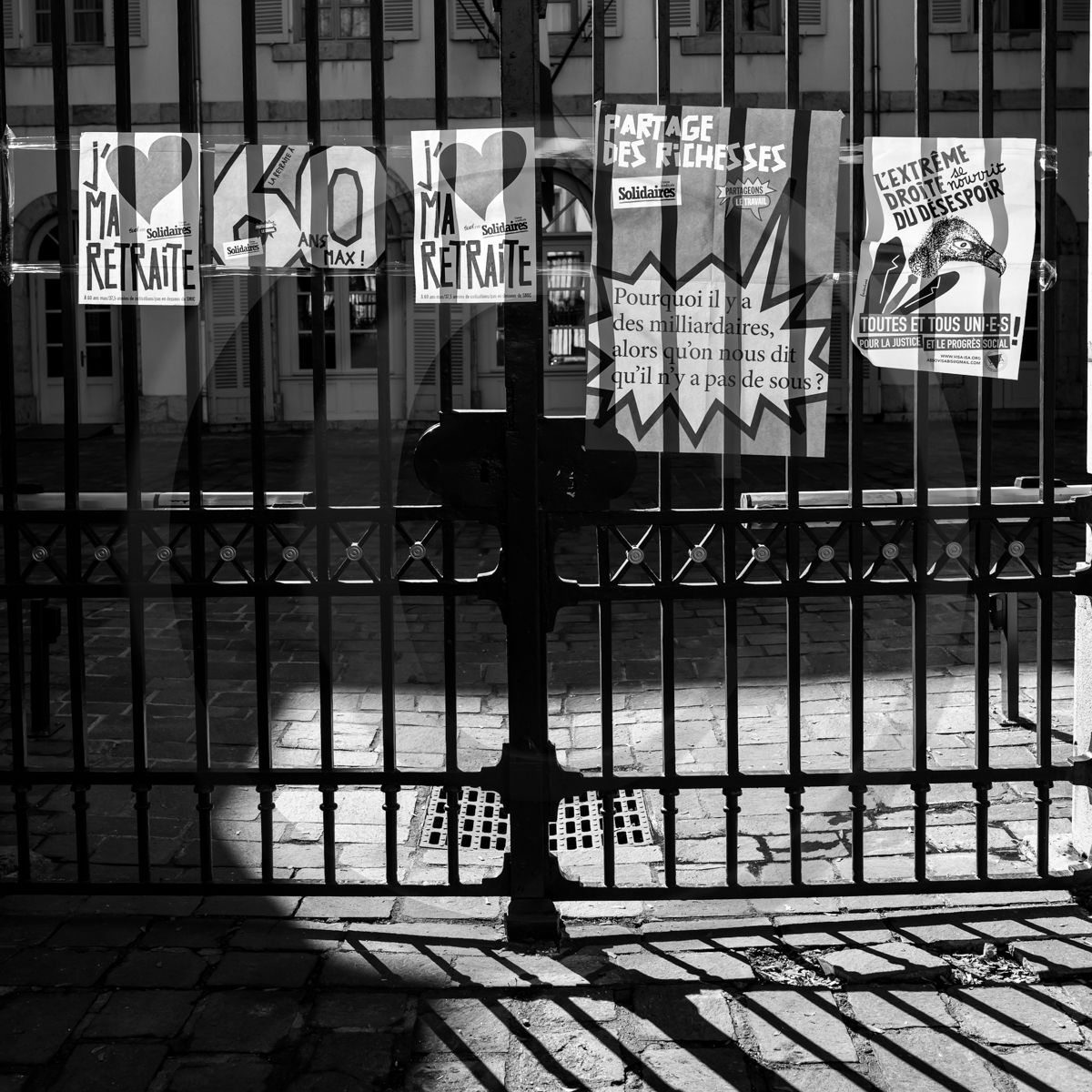 16 février 2023 : Manifestation contre la réforme des retraites à Gap (Hautes-Alpes)