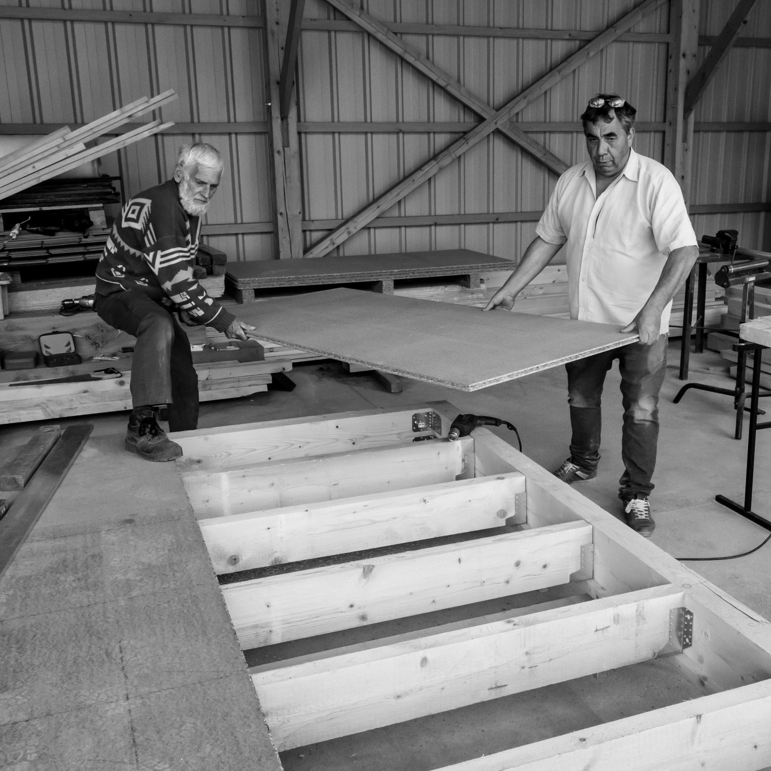 Construction d'une cabane Construction d'une cabane