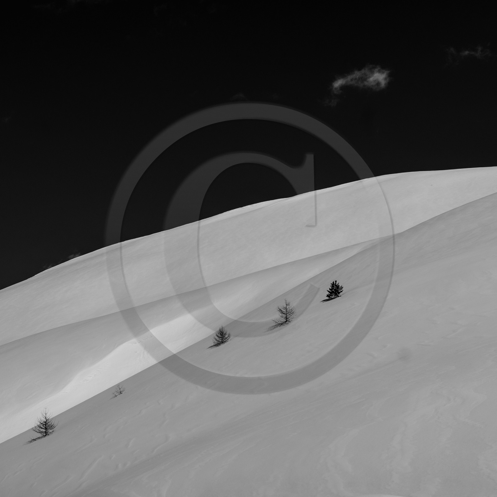 Neige au Col de Vars