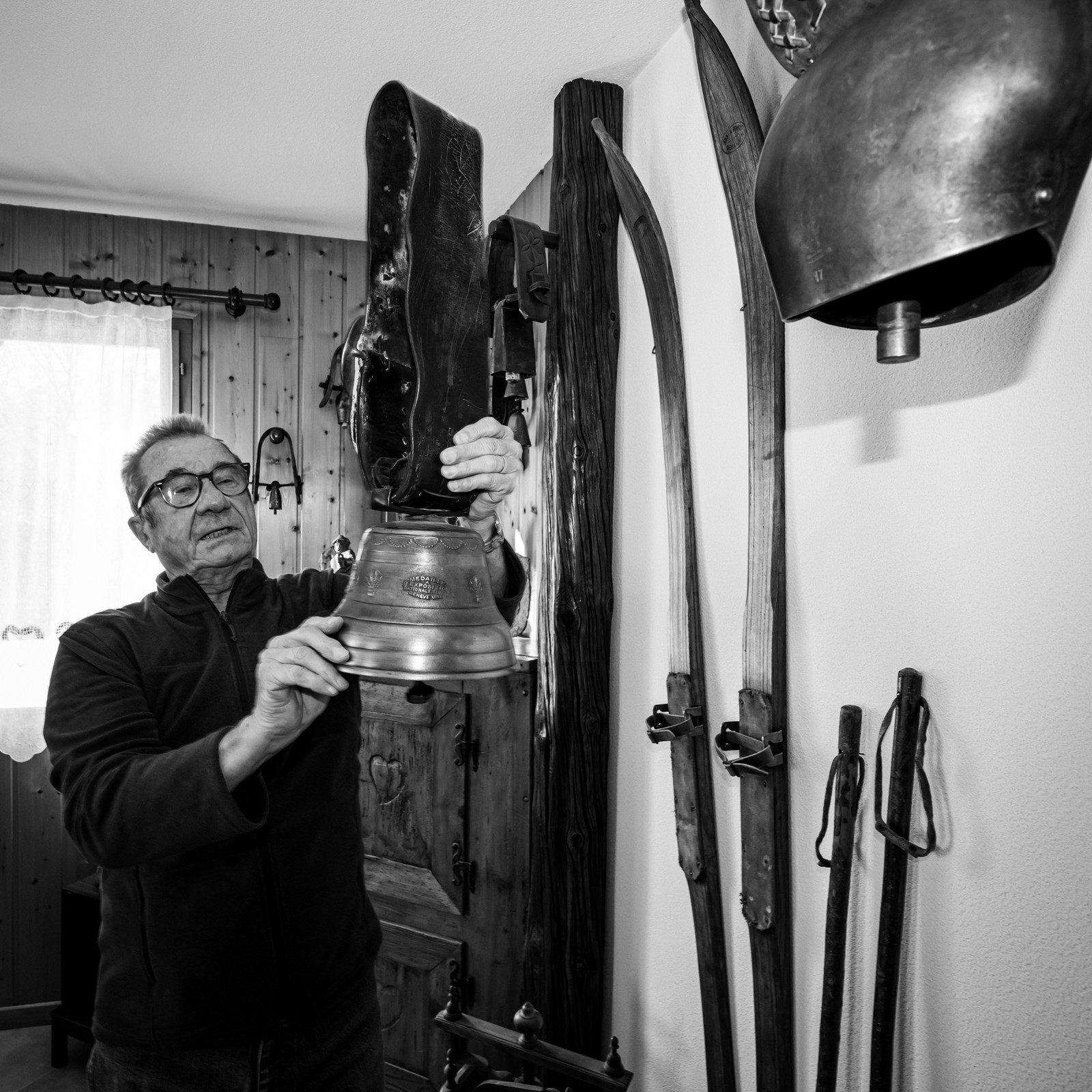 Collection de cloches - Exposition à la Maison du Berger