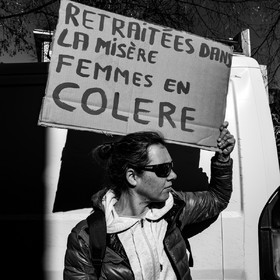 16 février 2023 : Manifestation contre la réforme des retraites à Gap (Hautes-Alpes)