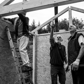 Installation de la cabane