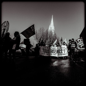 Manifestation à Gap le 12 décembre 2019.