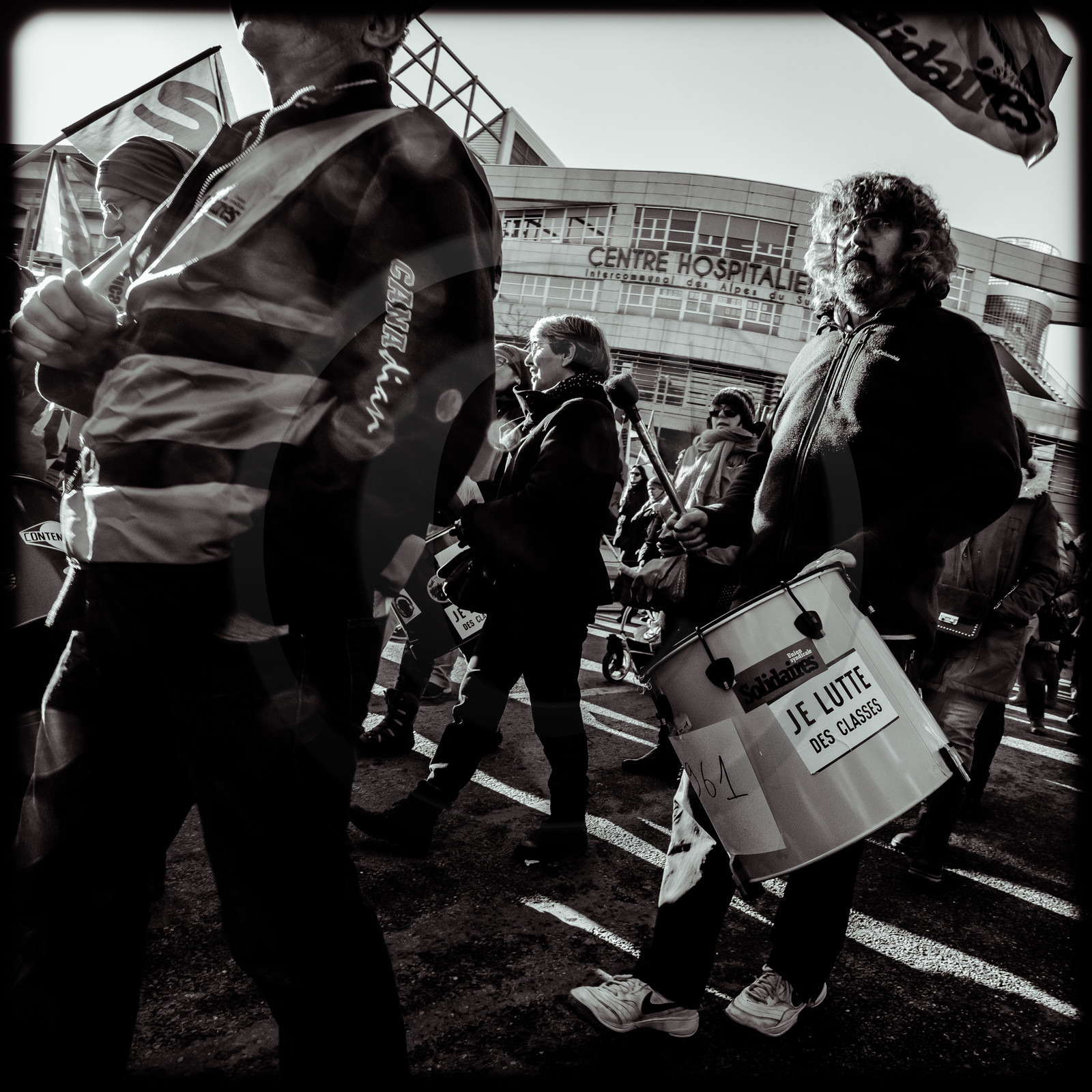 Manifestation à Gap le 12 décembre 2019.
