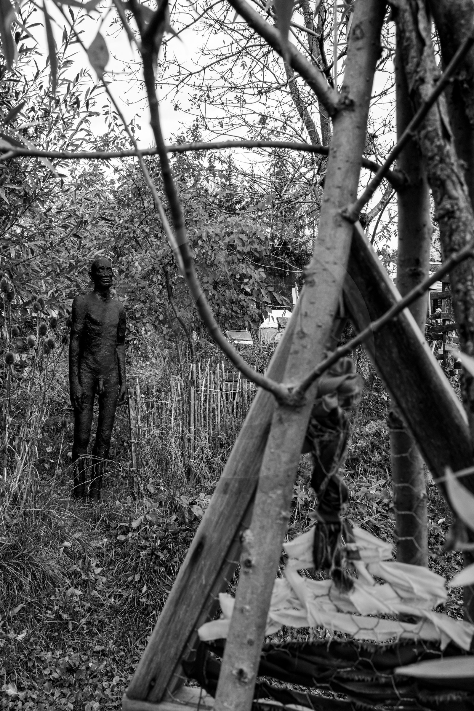 Exposition La forêt d'hommes, une création de Barbara Fougnon, artiste plasticienne