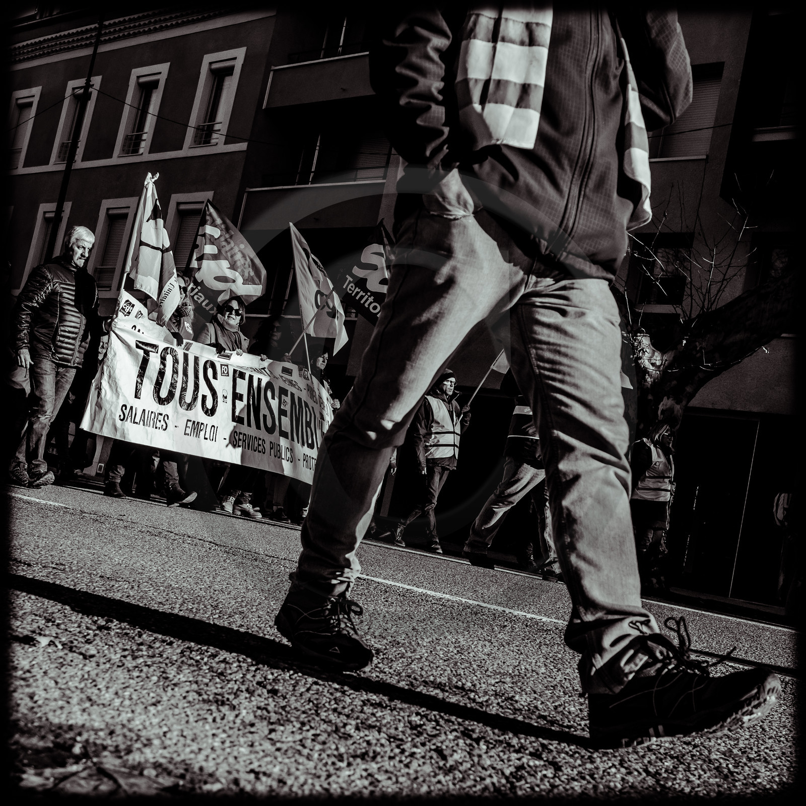 Manifestation à Gap le 10 décembre 2019.