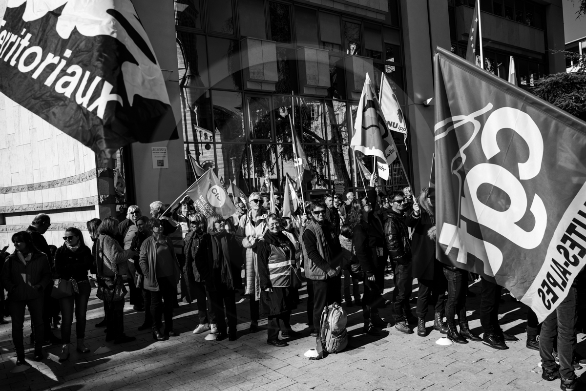 16 février 2023 : Manifestation contre la réforme des retraites à Gap (Hautes-Alpes)