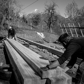 Permaculture - Construction d'une serre bioclimatique semi-enterrée