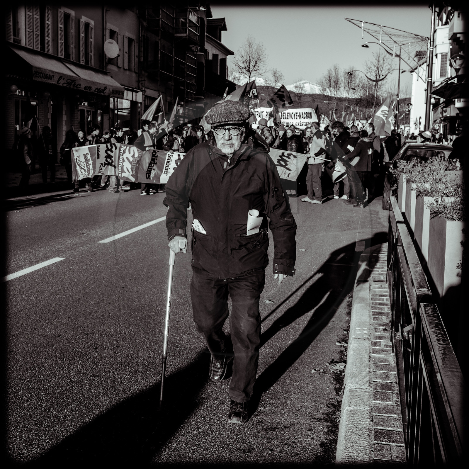 Manifestation à Gap le 10 décembre 2019. Manifestation à Gap le 10 décembre 2019.