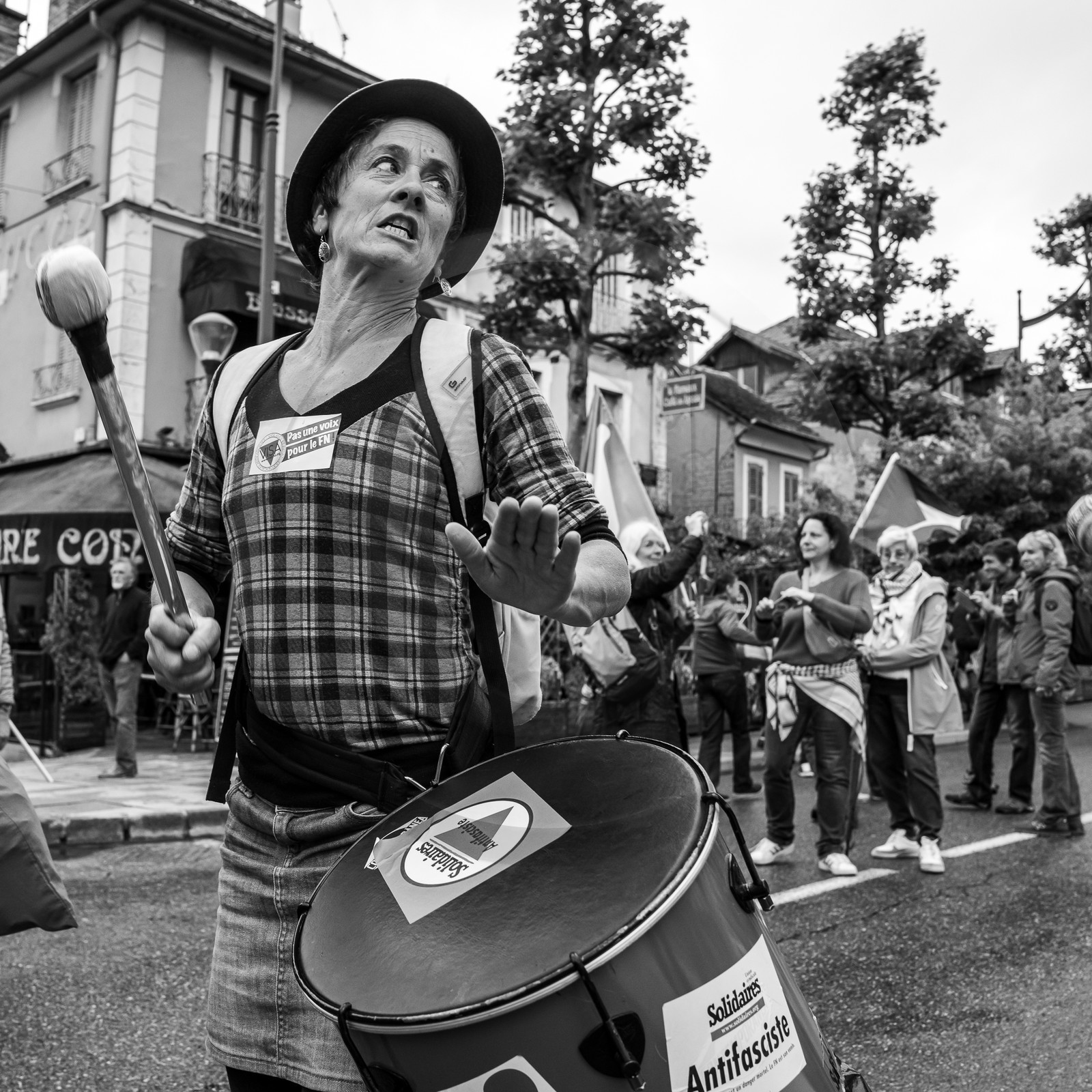 15 juin 2024 - Gap (Hautes-Alpes)- Manifestation contre l'extrême droite