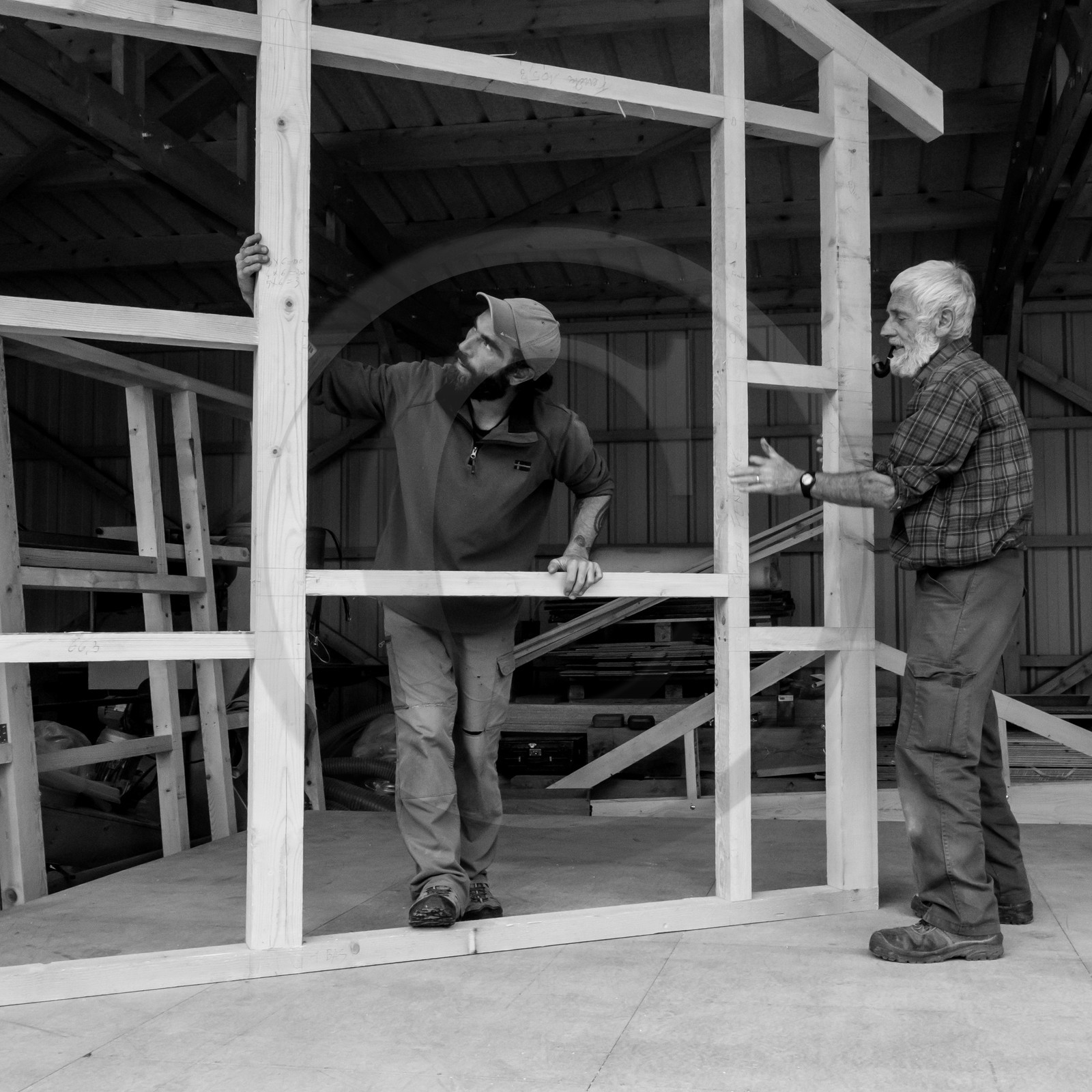 Construction d'une cabane Construction d'une cabane