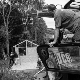 Installation de la cabane