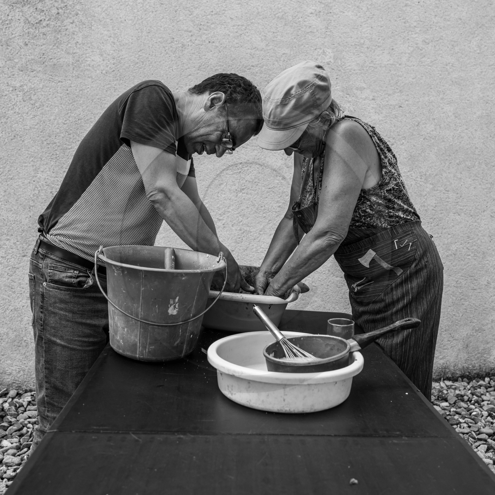 21 aout 2024 : Réalisation de Marcel Joli Coeur, l'homme de l'Ouort avec Barbara Fougnon, artiste plasticienne, et un anniversaire en chansons.