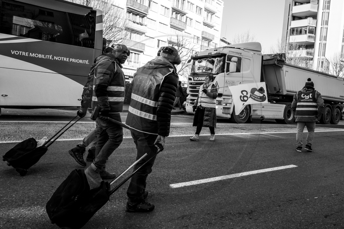 19 janvier 2023 : Manifestation pour le défense des retraites à Gap