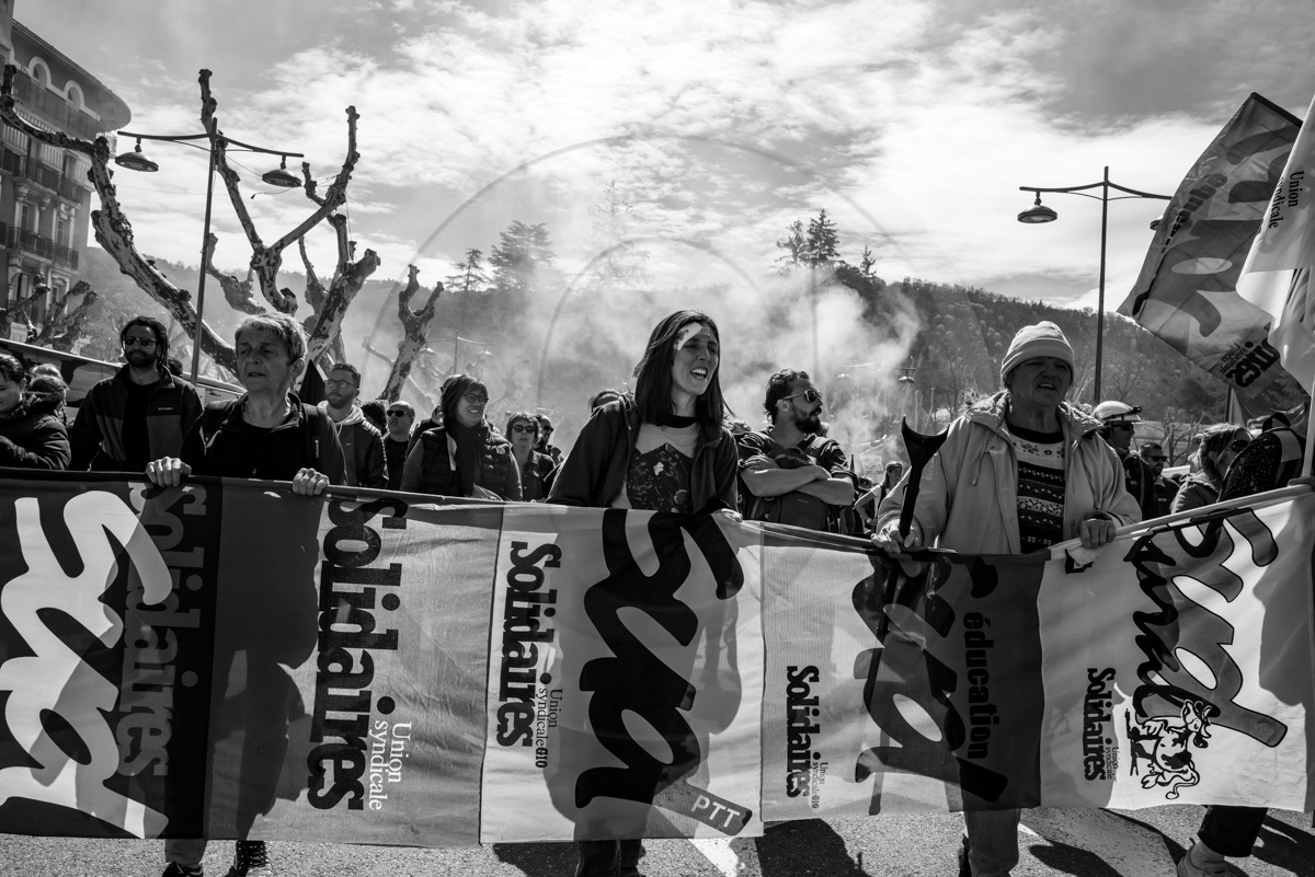 6 avril 2023 : Manifestation contre la réforme des retraites à Gap