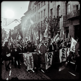 Manifestation à Gap le 12 décembre 2019.