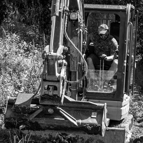 L'installation de la cabane