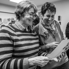 Broderies sur les photographies de Denis Lebioda, jeux, panneaux mon livre préféré, voyage en amérique latine de Claudine et Denis Meyer