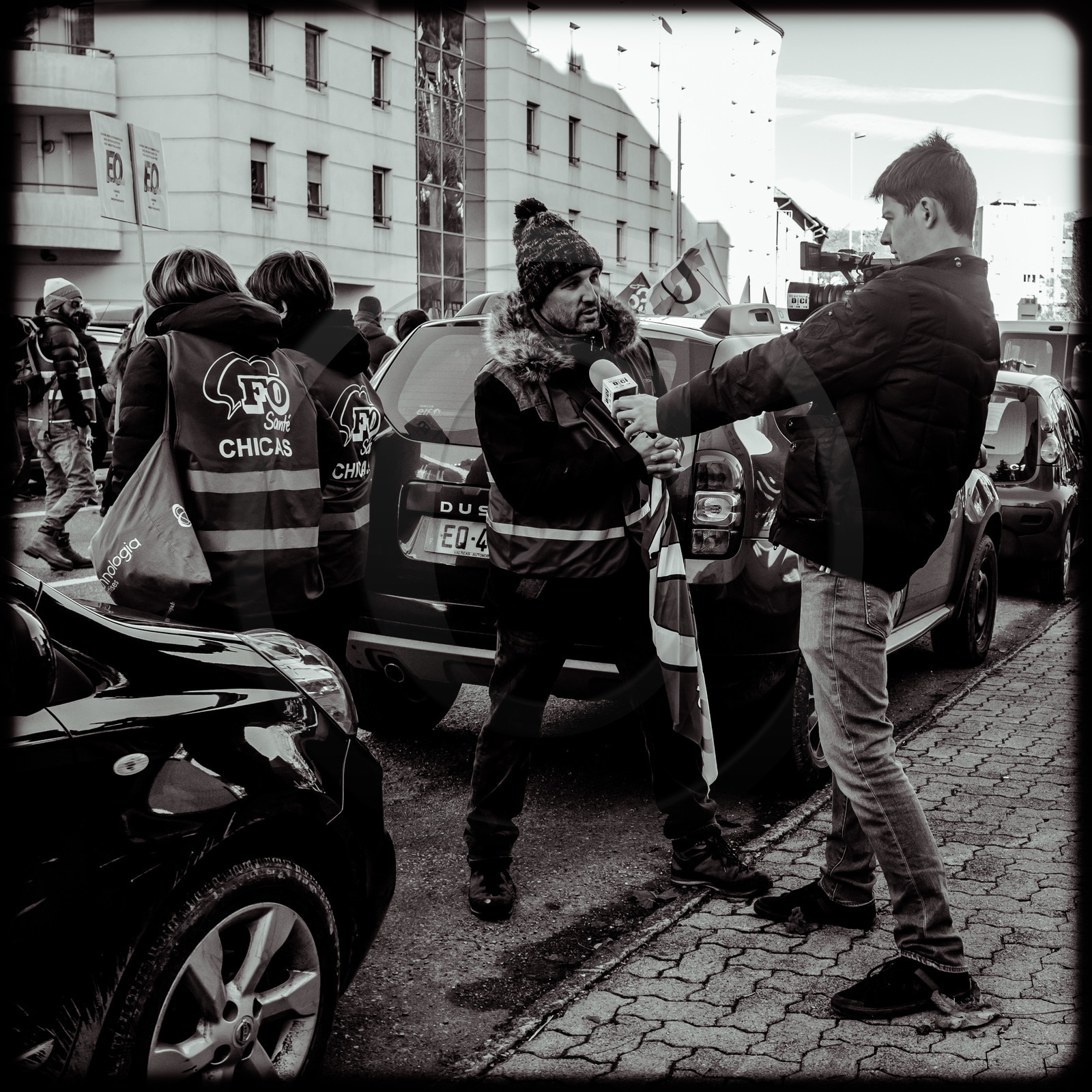 Manifestation à Gap le 10 décembre 2019.