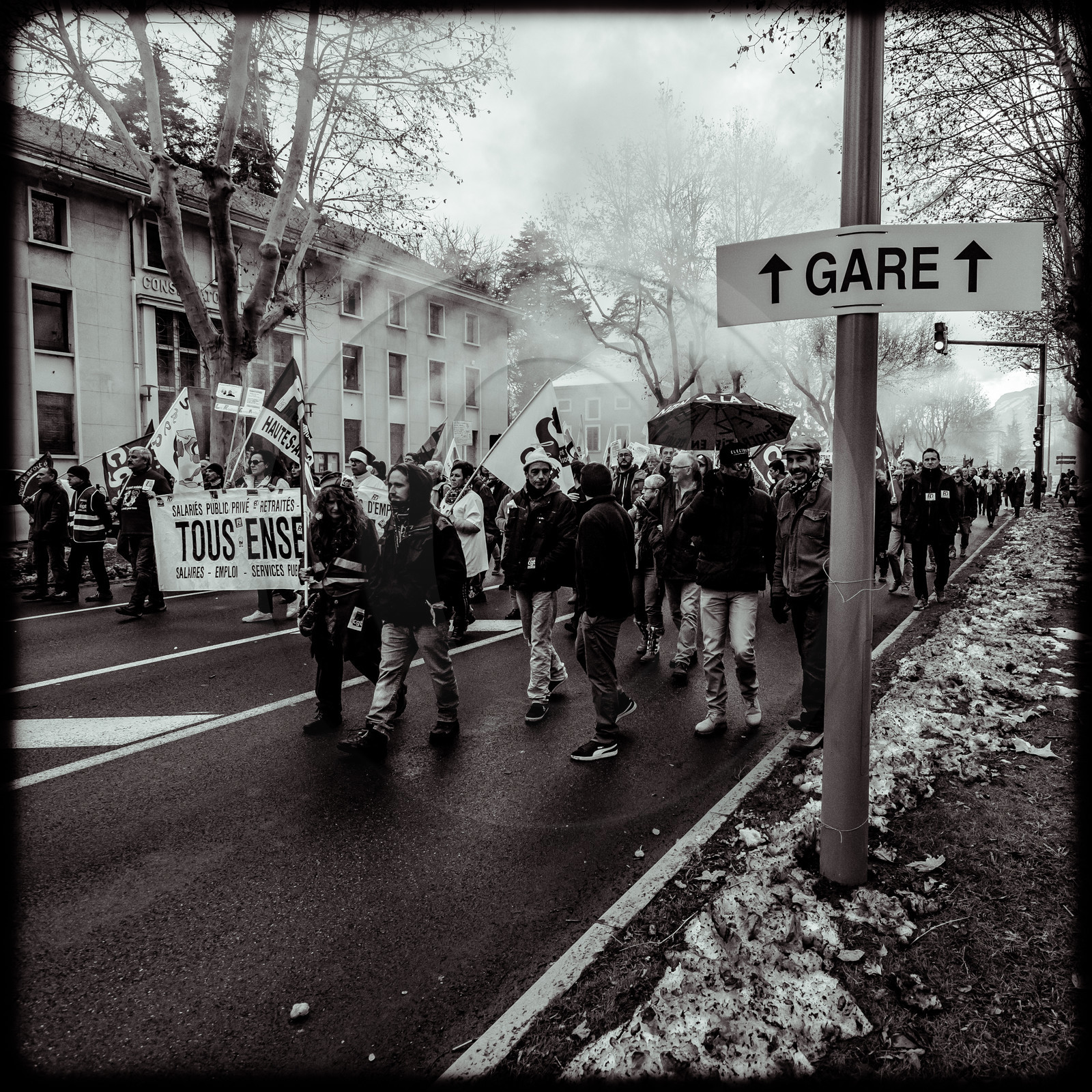 Manifestation à Gap le 17 décembre 2019