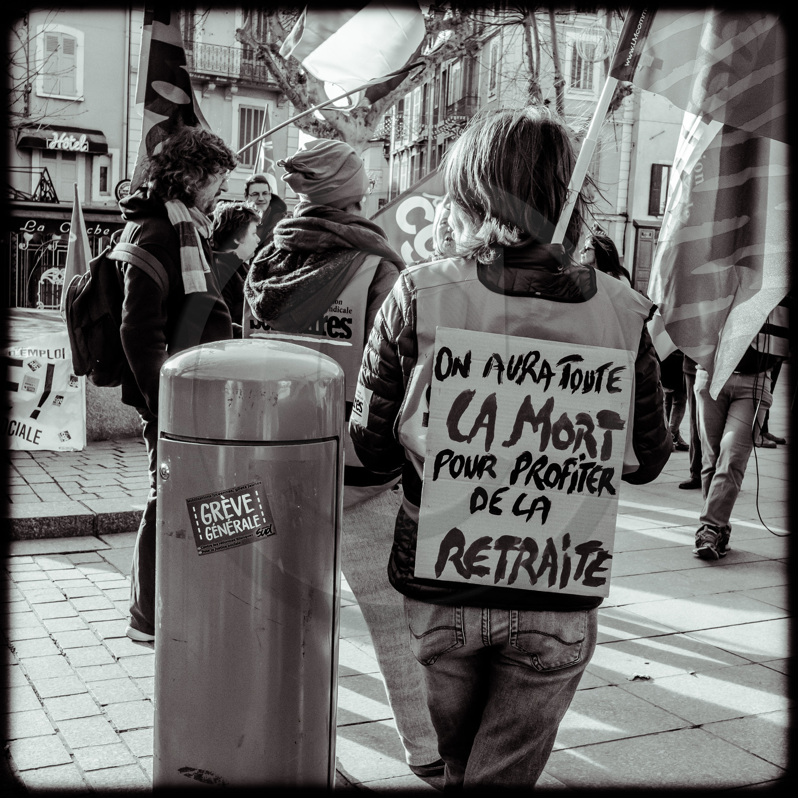 Manifestation pour la défense des retraites - Gap - 06 février  2020.