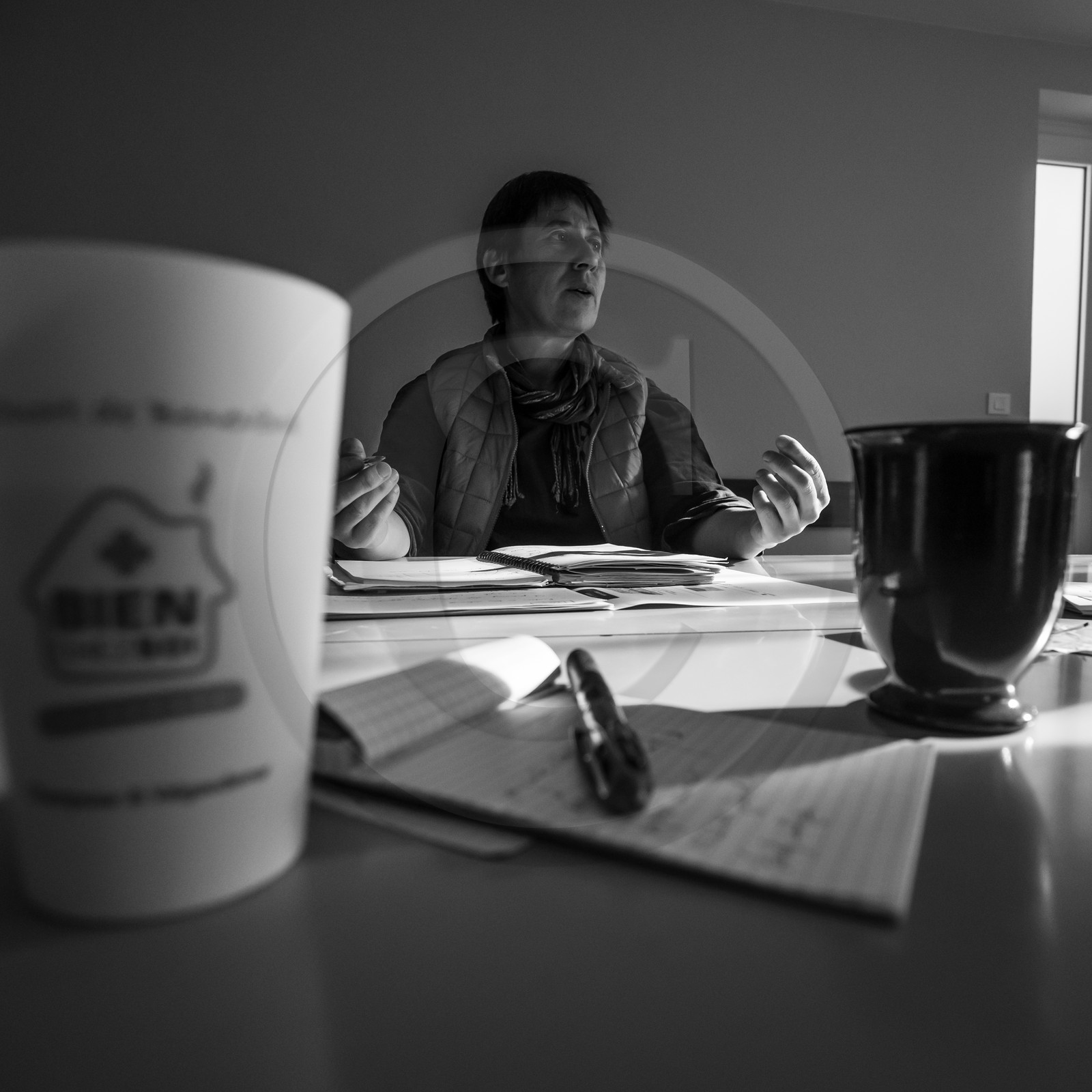 Préparation de l'exposition estivale