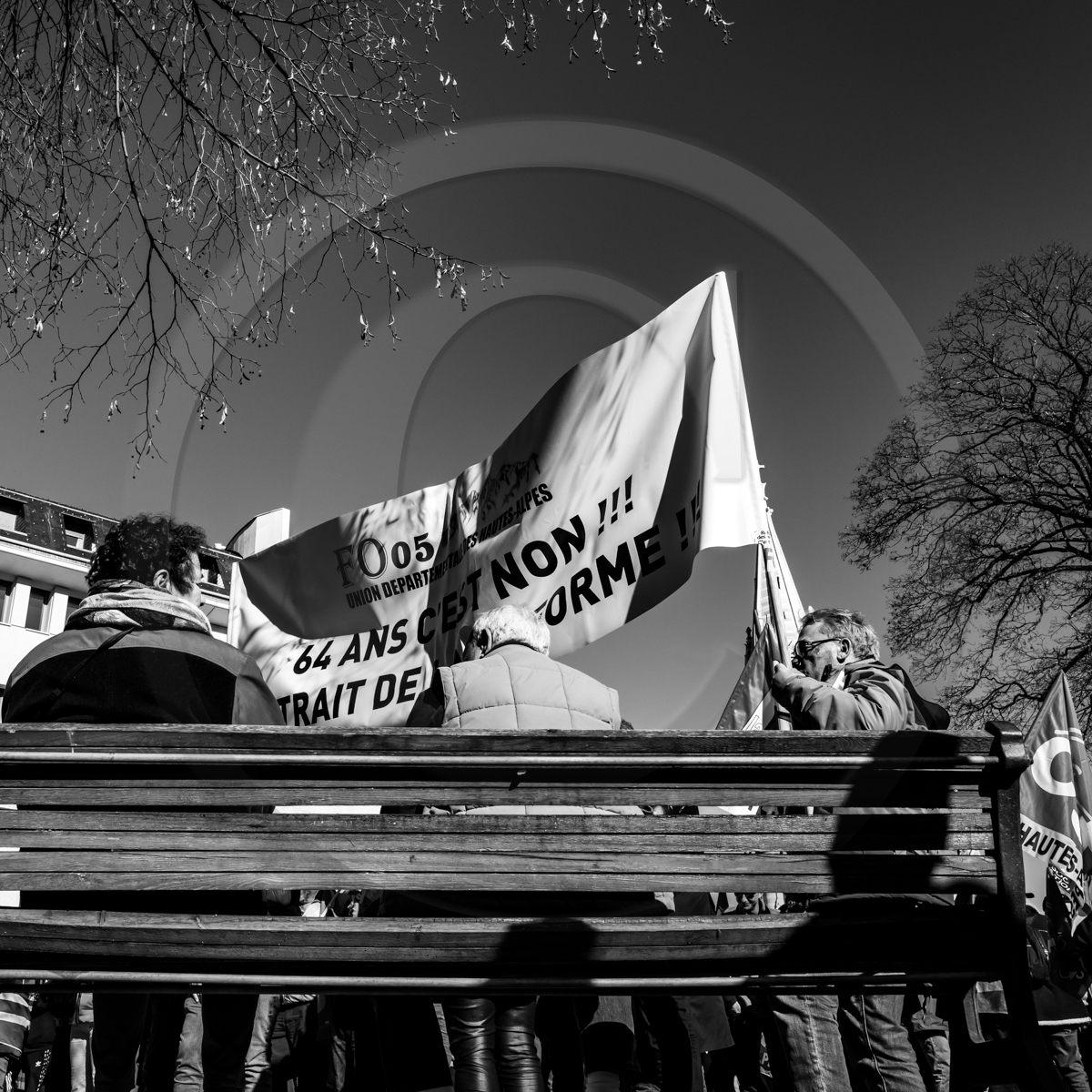 11 février 2023 : Manifestation contre la réforme des retraites à Gap (Hautes-Alpes) 11 février 2023 : Manifestation contre la réforme des retraites à Gap (Hautes-Alpes)