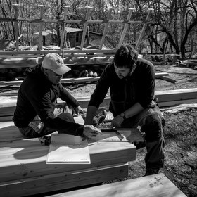 Permaculture - Construction d'une serre bioclimatique semi-enterrée