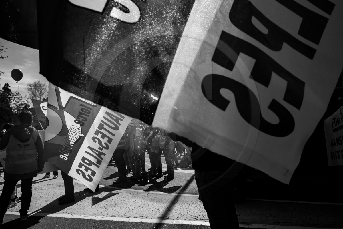 28 mars 2023 : Manifestation contre la réforme des retraites à Gap
