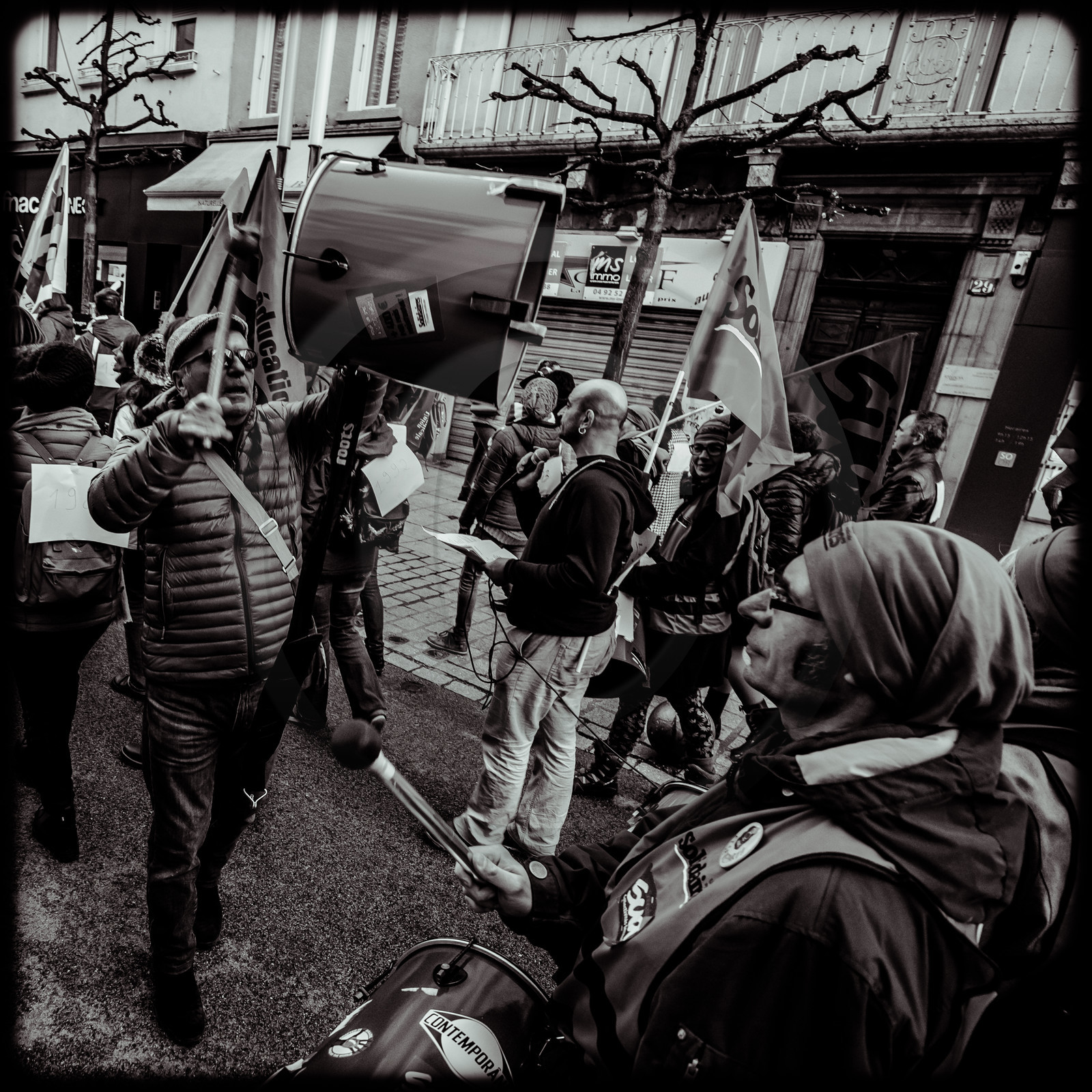 Manifestation à Gap le 12 décembre 2019.