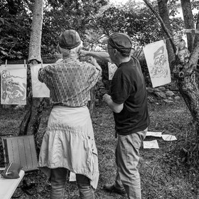 05 juillet 2023 : une cantine et des artistes