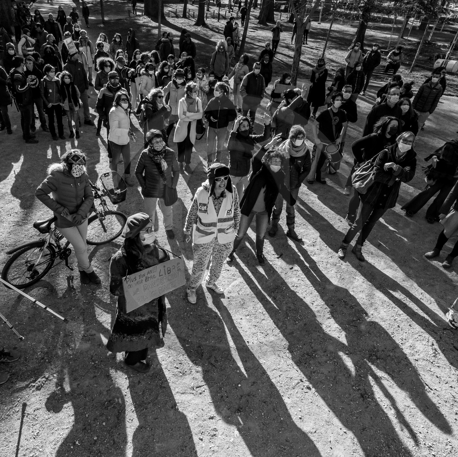 21 mars 2021 - Gap - Mobilisation pour la réouverture des lieux culturels