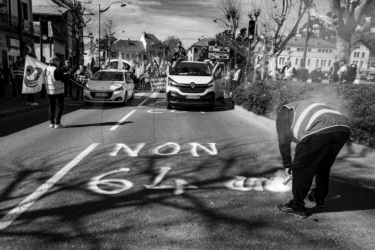 6 avril 2023 : Manifestation contre la réforme des retraites à Gap