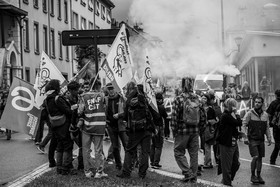15 juin 2024 - Gap (Hautes-Alpes)- Manifestation contre l'extrême droite