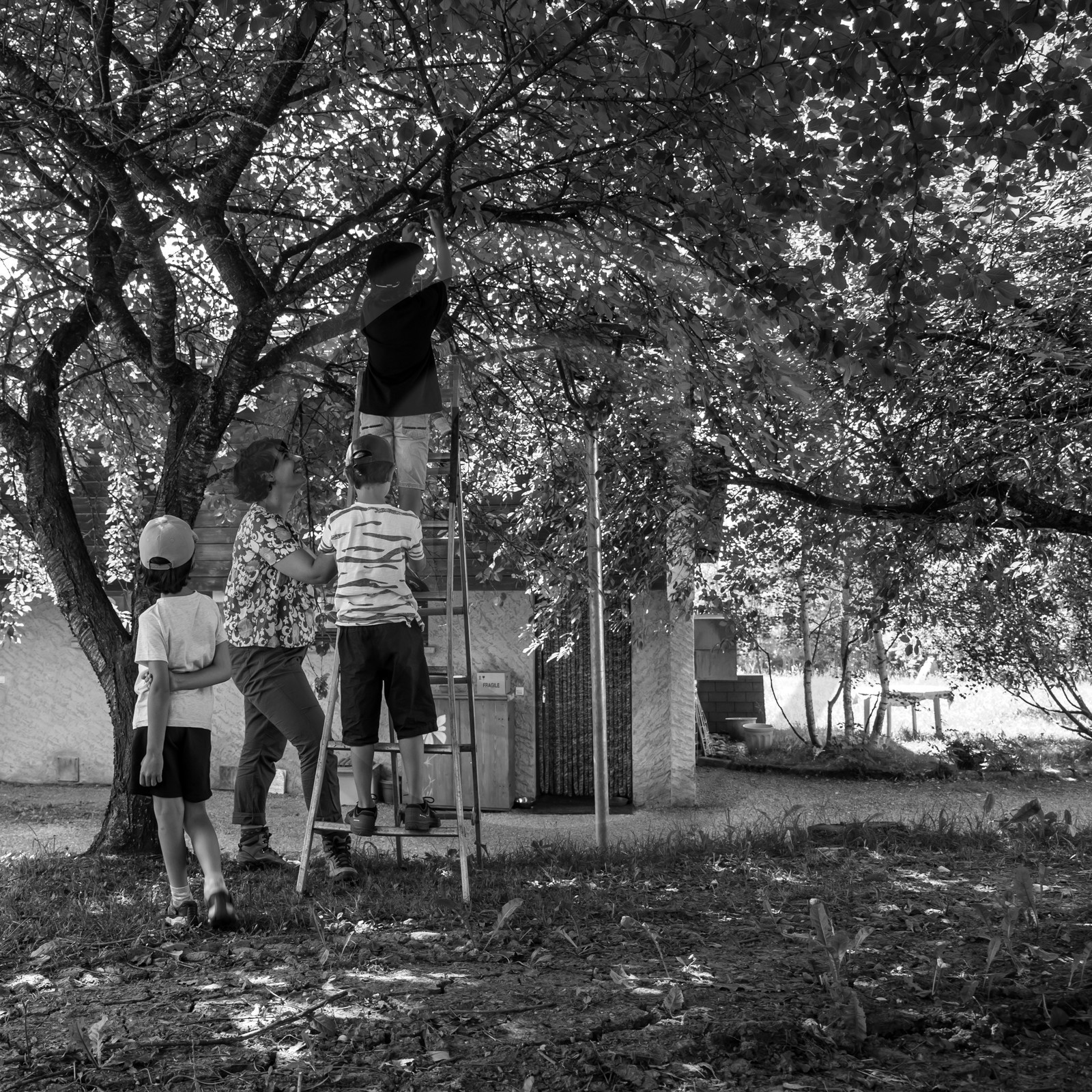 Avec l'école de Saint-Bonnet